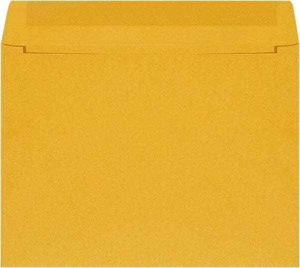 Made in USA - 9" Long x 12" Wide Gummed Flap Kraft Catalog Envelope - Kraft - USA Tool & Supply