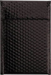 Made in USA - 11" Long x 7-1/2" Wide Peel-Off Self-Seal Bubble Mailer - Black - USA Tool & Supply