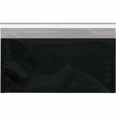 Value Collection - 10-1/4" Long x 6-1/4" Wide Peel-Off Self-Seal Metallic Mailer - Black - USA Tool & Supply