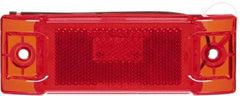 Truck-Lite - 6" Long, Red LED Marker Clearance - 12 Volts - USA Tool & Supply