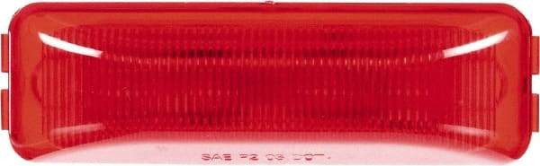 Truck-Lite - 4" Long, Red LED Marker Clearance - 12 Volts - USA Tool & Supply