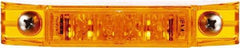 Truck-Lite - 4" Long, Yellow LED Marker Clearance - 12 Volts - USA Tool & Supply