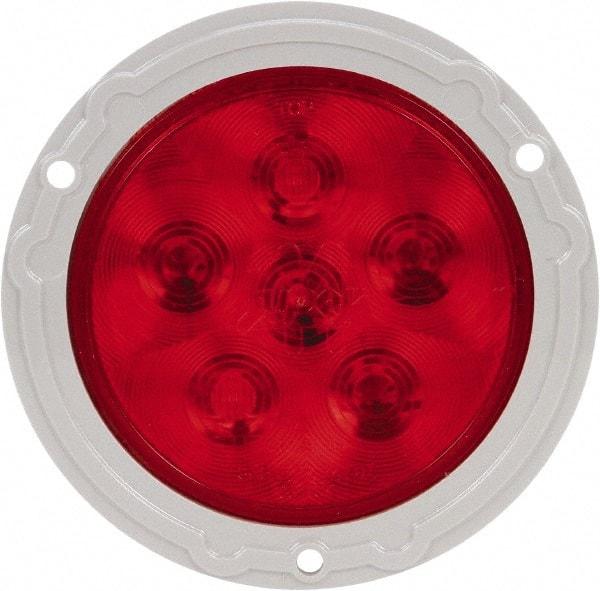 Truck-Lite - 4" Long, Red LED Stop, Turn & Tail Light - 12 Volts - USA Tool & Supply