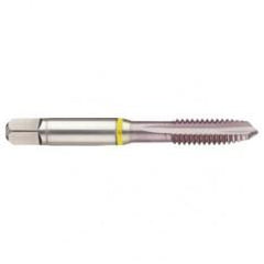 M14x2.0 2B 3-Flute Cobalt Yellow Ring Spiral Point Plug Tap-MolyGlide - USA Tool & Supply