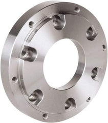 Samchully - Adapter Back Plate for 530 & 210mm Diam HC & HCH Lathe Chucks - A2-11 Mount, 193mm Through Hole Diam, 380mm OD, 42mm Flange Height, Steel - USA Tool & Supply