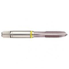 41168 2B 3-Flute Cobalt Yellow Ring Spiral Point Plug Tap-MolyGlide - USA Tool & Supply