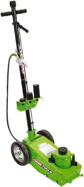 OEM Tools - 22 Ton Capacity Hydraulic Jack - 8-1/2 to 17-3/4" High - USA Tool & Supply