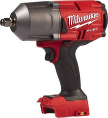 Milwaukee Tool - 1/2" Drive 18 Volt Pistol Grip Cordless Impact Wrench & Ratchet - 1,750 RPM, 0 to 2,100 BPM, 1,000 Ft/Lb Torque, Lithium-Ion Batteries Not Included - USA Tool & Supply