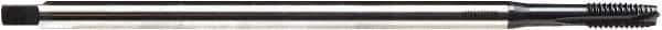 Emuge - #10-24 UNC, 3 Flute, NE2 Finish Cobalt, Spiral Point, Extension Pulley Tap - Plug Chamfer, 5.5" OAL, 33/64" Thread Length, 2B/3B Class of Fit - Exact Industrial Supply
