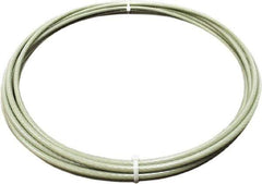 Loos & Co. - 100' Long, 1/8" x 1/8" Diam, Galvanized Steel Wire Rope - 2,000 Lb Breaking Strength, 7 x 19 - USA Tool & Supply