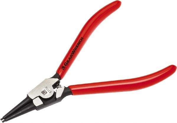 GearWrench - Straight Head External Retaining Ring Pliers - Dipped Vinyl Handle - USA Tool & Supply