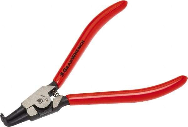 GearWrench - 90° Head External Retaining Ring Pliers - Dipped Vinyl Handle - USA Tool & Supply