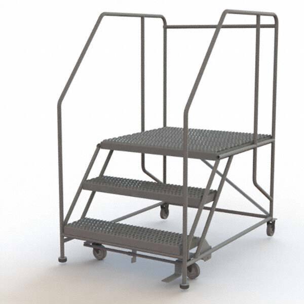 TRI-ARC - Rolling & Wall Mounted Ladders & Platforms Type: Rolling Work Platform Style: Steel Work Platform - USA Tool & Supply