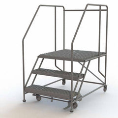 TRI-ARC - Rolling & Wall Mounted Ladders & Platforms Type: Rolling Work Platform Style: Steel Work Platform - USA Tool & Supply
