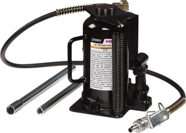 Sunex Tools - 20 Ton Capacity Bottle Jack - 9-1/2" to 18" High - USA Tool & Supply