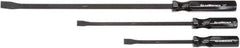 GearWrench - 3 Piece Pry Bar Set - Includes 12, 17 & 25" Lengths - USA Tool & Supply