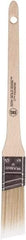 Wooster Brush - 1" Angled Polyester Angular Brush - 2-3/16" Bristle Length, 6" Wood Fluted Handle - USA Tool & Supply