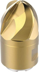 Seco - MP16 Grade F40M Carbide Ball Nose Milling Tip Insert - TiAIN/TiN Finish, 4 Flutes, 16mm Cutting Diam, 10mm Depth of Cut, 24.6mm Extension - USA Tool & Supply