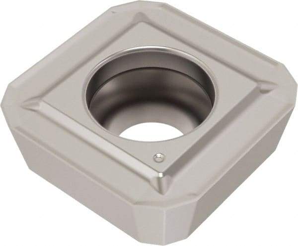 Seco - SPGX12T3 MC Grade DS4050 Carbide Indexable Drill Insert - TiAlN/NbN Finish, Square, 1/2" Inscribed Circle - USA Tool & Supply