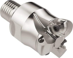 Seco - 25.6mm Cut Diam, 1.8mm Max Depth, M20 Modular Connection Indexable High-Feed End Mill - Screw Holding Method, 218.21-.. Insert, R217.21 Toolholder, Through Coolant - USA Tool & Supply