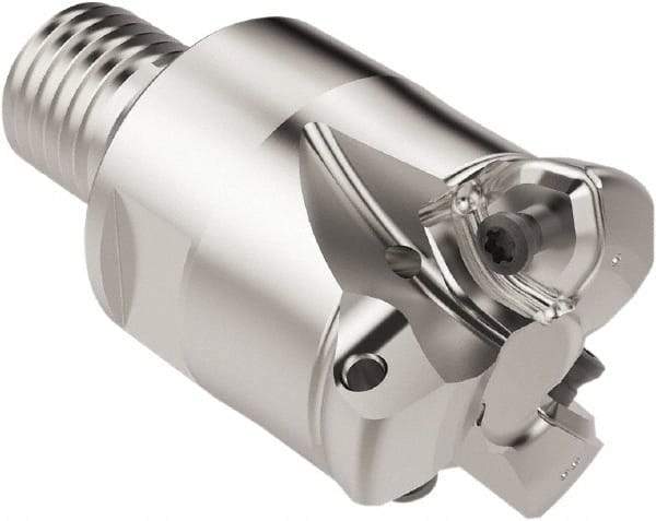 Seco - 27.6mm Cut Diam, 1.8mm Max Depth, M20 Modular Connection Indexable High-Feed End Mill - Screw Holding Method, 218.21-.. Insert, R217.21 Toolholder, Through Coolant - USA Tool & Supply