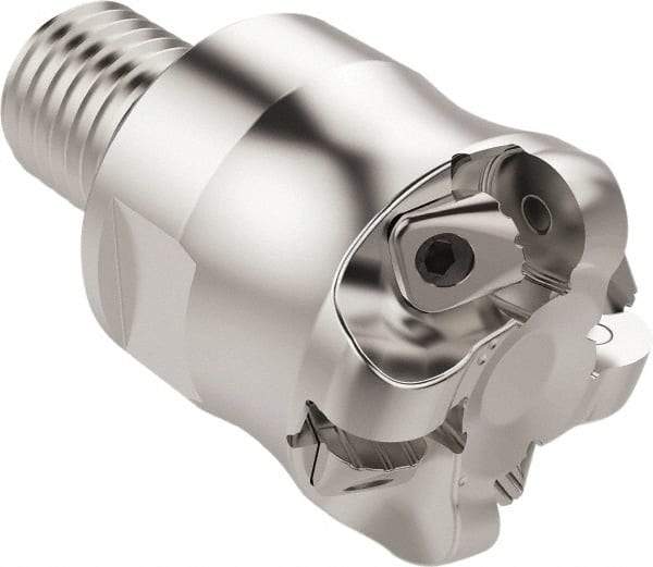 Seco - 27.42mm Cutting Diam, 6mm Max Depth of Cut, Combimaster Indexable Copy End Mill - 4 Inserts, RP.. 1204 Insert, R217.26 Toolholder, Steel, Through Coolant - USA Tool & Supply