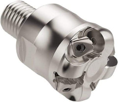 Seco - 27.34mm Cutting Diam, 6mm Max Depth of Cut, Combimaster Indexable Copy End Mill - 4 Inserts, RN..1204 Insert, R217.26 Toolholder, Steel, Through Coolant - USA Tool & Supply