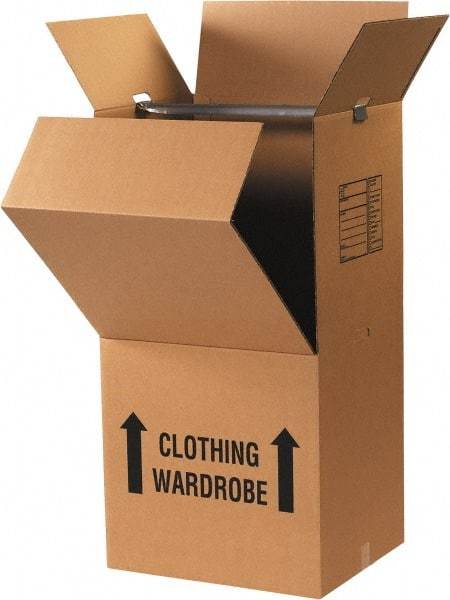 Made in USA - Moving & Box Kits Kit Type: Wardrobe Box Number of Boxes: 3 - USA Tool & Supply