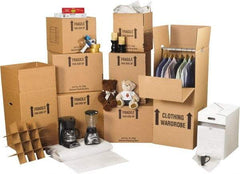 Made in USA - Moving & Box Kits Kit Type: Deluxe Home Moving Kit Number of Boxes: 118 - USA Tool & Supply