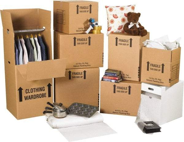 Made in USA - Moving & Box Kits Kit Type: Home Moving Kit Number of Boxes: 57 - USA Tool & Supply