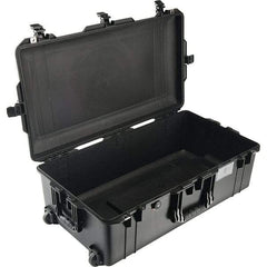 Pelican Products, Inc. - 18-13/32" Wide x 11-1/64" High, Aircase w/Wheels - Black - USA Tool & Supply