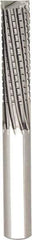 Seco - 3/8", 12 Flute, Single End, Solid Carbide, Corner Chamfer End Mill - 3" OAL, 10° Helix, Left Hand Flute, 1" LOC, Right Hand Cut - USA Tool & Supply