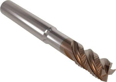 Seco - 10mm, 4 Flute, Single End, Solid Carbide, Corner Chamfer End Mill - 88mm OAL, 38° Helix, Right Hand Flute, 22mm LOC, Right Hand Cut - USA Tool & Supply