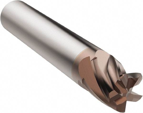 Seco - 10mm, 5 Flute, Single End, Solid Carbide, 0.25mm Corner Radius End Mill - 66mm OAL, 30° Helix, Right Hand Flute, 10mm LOC, Right Hand Cut - USA Tool & Supply