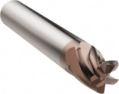 Seco - 10mm, 5 Flute, Single End, Solid Carbide, 0.25mm Corner Radius End Mill - 66mm OAL, 30° Helix, Right Hand Flute, 10mm LOC, Right Hand Cut - USA Tool & Supply