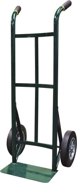 Ability One - 600 Lb Capacity 45" OAH Hand Truck - Steel Handle, Steel, Solid Rubber Wheels - USA Tool & Supply