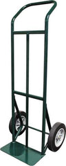 Ability One - 600 Lb Capacity 48" OAH Hand Truck - Steel Handle, Steel, Solid Rubber Wheels - USA Tool & Supply