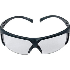 3M - Gray Lenses, Framed Safety Glasses - Scratch Resistant, Gray Frame, Size Universal, Wrap Around - USA Tool & Supply