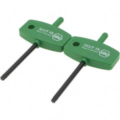 Wiha - T15 Torx Driver - 45mm Blade Length, 80mm OAL, Ergonomic Handle - USA Tool & Supply