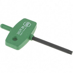 Wiha - T20 Torx Key - Wing Handle, 45mm Length Under Head, 3.1" OAL - USA Tool & Supply