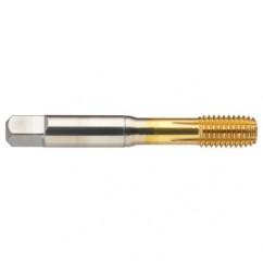 M12 x 1.0 Dia. - 6H - 5 FL - Cobalt Semi-Bott Tap FORM-C-TiN - USA Tool & Supply