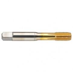 43832 H7 4-Flute Cobalt Green Ring Spiral Point Plug Tap-TiN - USA Tool & Supply
