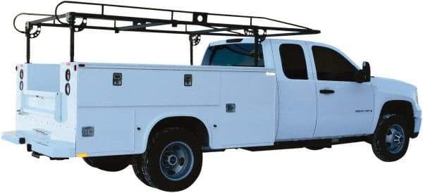 Buyers Products - Steel Ladder Rack - 162" Long, Black, For Use with Single & Dual Rear Wheel Utility Compartments - USA Tool & Supply