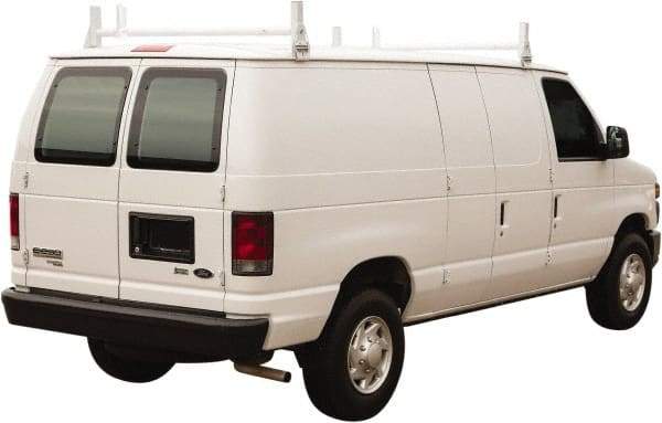 Buyers Products - Steel Ladder Rack - 72" Long, White, For Use with Vans - USA Tool & Supply