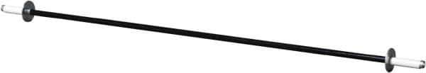 Buyers Products - Steel Rear Anti-Sail Tarp Retention Bow Set - 4" Long, Black, For Use with Aluminum Tarp Systems - USA Tool & Supply