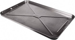 Funnel King - 6 Qt Drip Pan - Galvanized Steel, 17.5"x25.75"x.75" - USA Tool & Supply