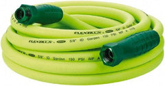 Legacy - 25' Long Garden Hose - 5/8" Diam, 3/4" GHT, Hybrid Polymer, 150 psi, All Season, Green - USA Tool & Supply