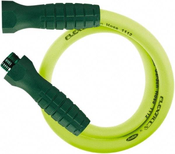 Legacy - 3' Long Garden Lead-In Hose - 5/8" Diam, 3/4" GHT, Hybrid Polymer, 150 psi, All Season, Green - USA Tool & Supply