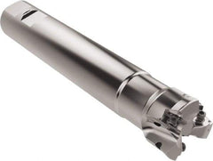 Seco - 40mm Cut Diam, 6.95mm Max Depth of Cut, 32mm Shank Diam, 200mm OAL, Indexable Square Shoulder End Mill - XNEX0816.. Inserts, Weldon Shank, 87° Lead Angle, Through Coolant, Series R217.79 - USA Tool & Supply