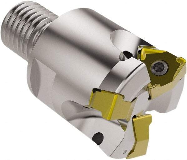 Seco - 40mm Cut Diam, 6.95mm Max Depth of Cut, 40mm OAL, Indexable Square Shoulder End Mill - XNEX0816.. Inserts, M20 Modular Connection, 87° Lead Angle, Through Coolant, Series R217.79 - USA Tool & Supply